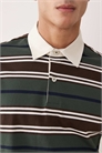Поло с длинными рукавами в полоску артикул 149595711