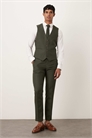 Узкий костюм с жилетом артикул 146837185