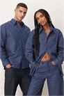 Джинсовая рубашка Unisex Daze с декоративными элементами co-ord артикул 154057295