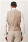 Жилет к узкому костюму цвета экрю артикул 143214892