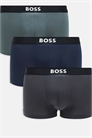 BOSS One Bodywear: комплект из 3-х плавок с логотипом на передней части артикул 148477791