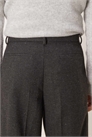Брюки из шерсти Smart Wool с широкими брючинами и глубокой складкой артикул 149548707