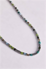 Ожерелье из бисера зеленого цвета артикул 142681230
