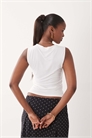 Топ с кружевной отделкой артикул 156132728