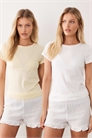 Набор из 2 пижамных футболок артикул 153840727