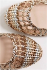 Балетки Hanne с плетеным ремешком на пятке артикул 152905387