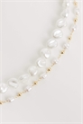 Набор из 2 мини-ожерелий с искусственными пресноводными жемчужинами артикул 155594184