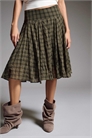 Юбка-миди в клетку артикул 156383749