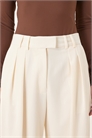 Брюки с широкими брючинами и складками артикул 154315298