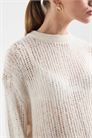 Свитер из трикотажа с открытой вязкой артикул 155250371