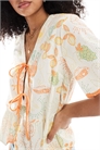 Блузка с галстуком в пляжном стиле артикул 141007909