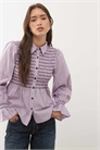 Рубашка с рюшами артикул 153192851