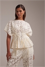 Свадебный топ с коротким рукавом из кружева co-ord артикул 151447929