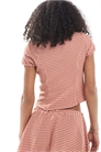 Блузка облегающего кроя с короткими рукавами co-ord артикул 148037595