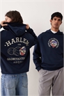 Универсальная толстовка свободного кроя с принтами, посвящёнными баскетбольной команде «Harlem Globetrotters» артикул 150392261