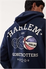 Универсальная толстовка свободного кроя с принтами, посвящёнными баскетбольной команде «Harlem Globetrotters» артикул 150392261