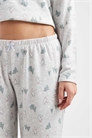 Брюки-пижама с низкой посадкой и широкими штанинами co-ord артикул 153666042