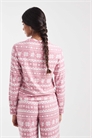 Пижамная кофта с круглым вырезом и длинными рукавами co-ord артикул 154010550