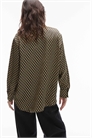 Рубашка с атласным принтом артикул 154085438