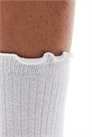 Носки с ребристой текстурой и блестками, с оборкой по краю артикул 133950634