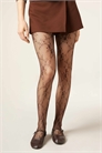 Колготки с цветочным кружевом артикул 155895682