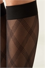 Прозрачные гольфы с ромбовидным узором артикул 154058523