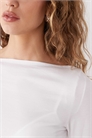 Топ с длинными рукавами и лодочным вырезом от Annie артикул 152420583
