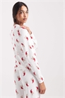 Пижамная кофта с круглым вырезом и длинными рукавами co-ord артикул 154314236