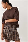 Мини-юбка в клетку артикул 153050293