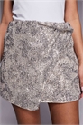 Юбка-шорты с пайетками артикул 153284657