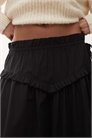 Юбка полной длины с оборками на талии и по низу артикул 151862497