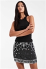 Мини-юбка с небесными украшениями артикул 149384814