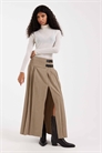 Макси-юбка в складку артикул 155312053