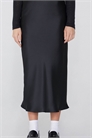 Атласная юбка средней длины артикул 155278090