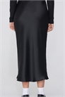 Атласная юбка средней длины артикул 155278090