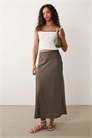Атласная юбка макси артикул 151928645