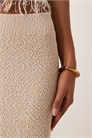 Макси-юбка премиум-класса с фактурной текстурой и бахромой по низу co-ord артикул 147859277
