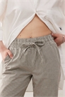 Брюки с широкими штанинами и завязками спереди артикул 140396538