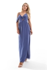 Асимметричное макси-платье Bridesmaids с драпировкой на спине артикул 147197590