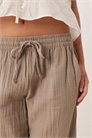 Брюки из марли с широкими брючинами артикул 140260427