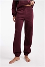 Комплект из джоггеров с широкими манжетами бордового цвета артикул 150747256
