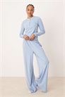 ASOS DESIGN Длинные брюки для пижамы синего цвета, подходящие к любой верхней части артикул 140913247
