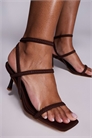 Сандалии на каблуке с ремешками от Karson артикул 150374330