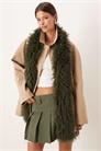 Шарф из искусственного монгольского меха артикул 148670336