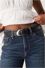 Пояс для джинсов с угловой пряжкой на талии и бедрах артикул 144765142