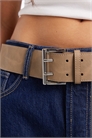 Пояс с низкой посадкой и двойной квадратной пряжкой артикул 152378837