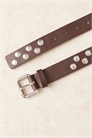 Пояс из искусственной кожи с заклепками артикул 154312454