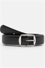 Тонкий ремень с квадратной пряжкой артикул 154888564