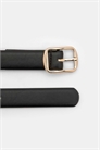 Тонкий ремень с квадратной пряжкой артикул 154888525