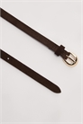 Тонкий ремень с круглой пряжкой артикул 150425981